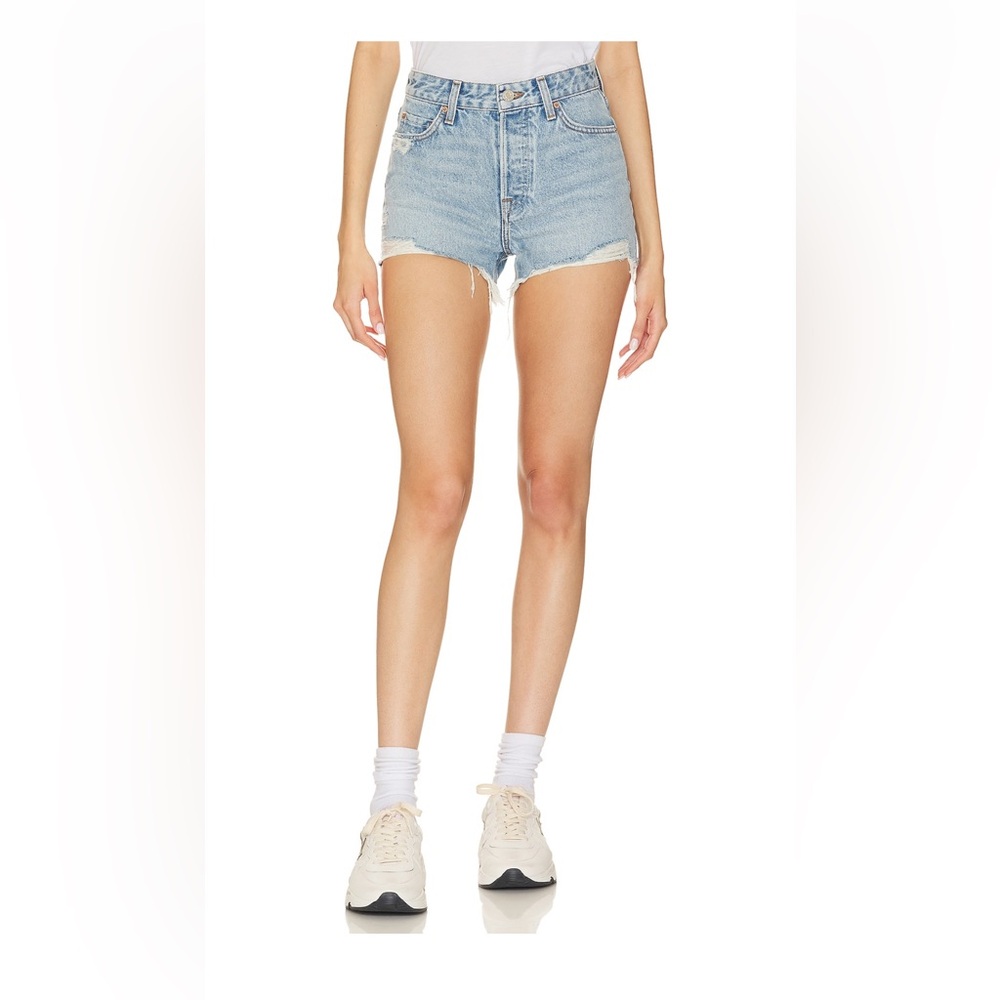 Eliana High Rise Cut Off in Newport